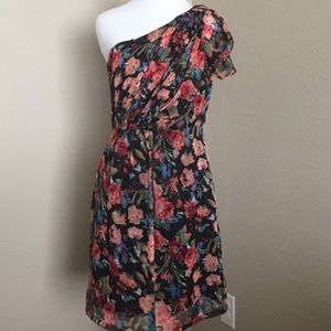 MM Couture by Miss Me Black Floral Cocktail Dress